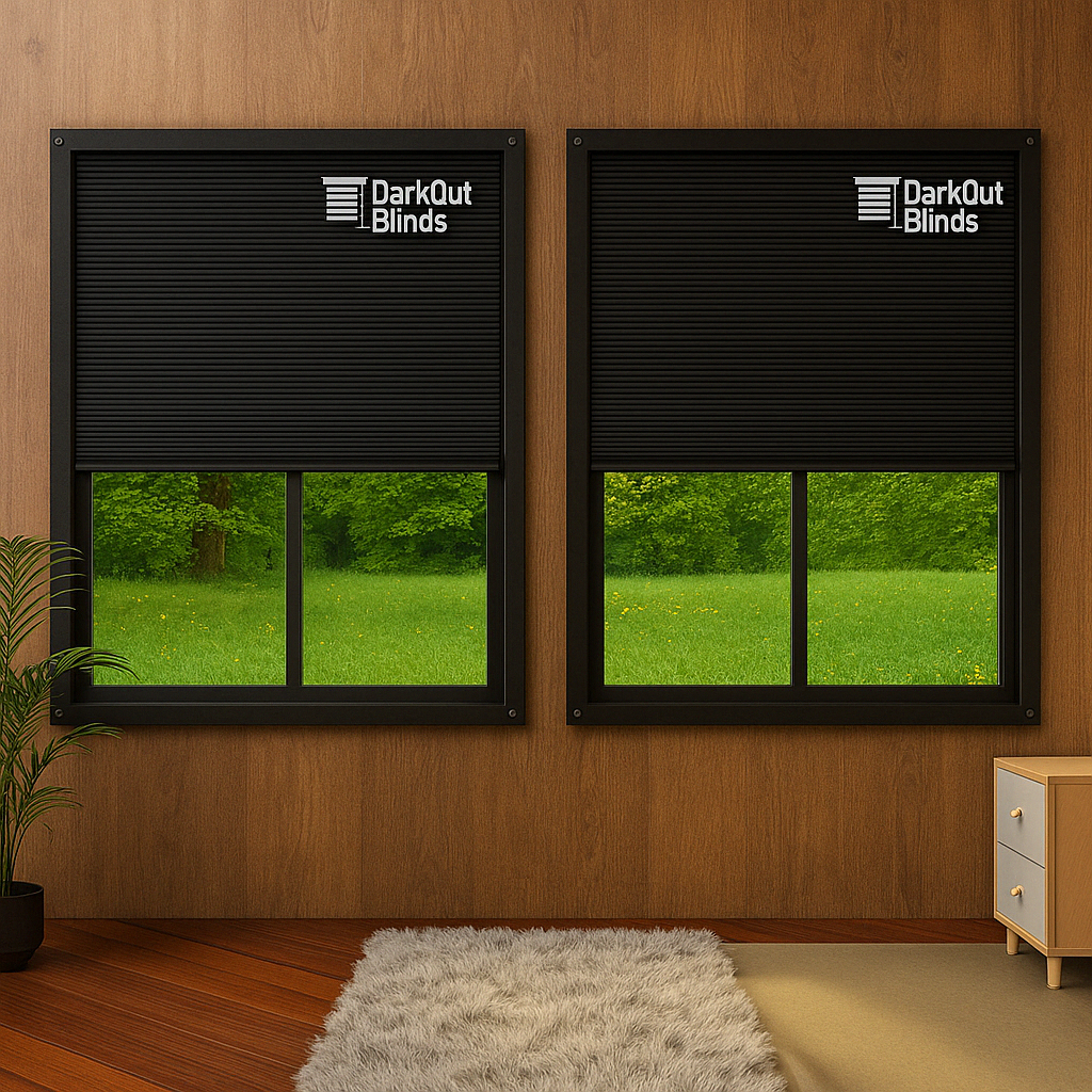 Darkout™ Honeycomb Blinds